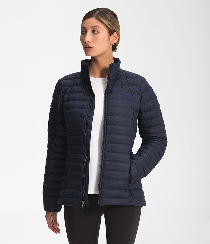 Casaca De Pluma The North Face Mujer Stretch Azul Marino - Peru 37249FCKP